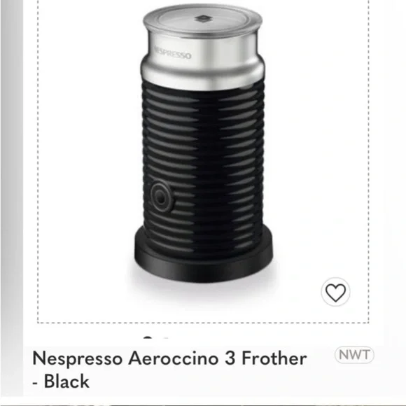 Nespresso Aeroccino3 黒 未使用 エアロチーノ3 ブラック｜コーヒーアクセサリー｜ネスプレッソ